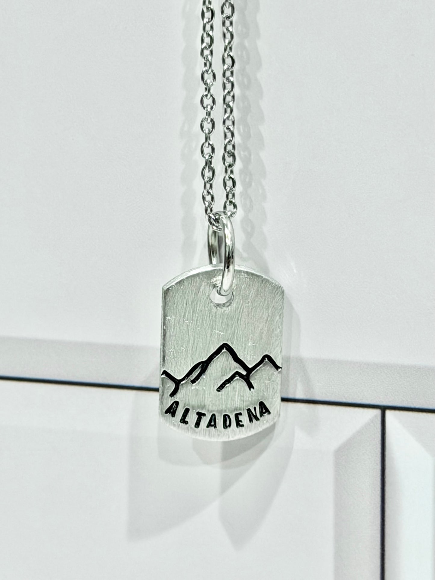 Altadena Tiny Dog Tag Necklace