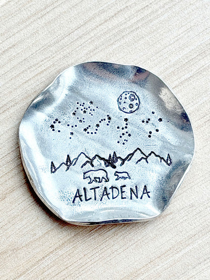 Pewter Ring Trinket Dish Altadena Night Sky